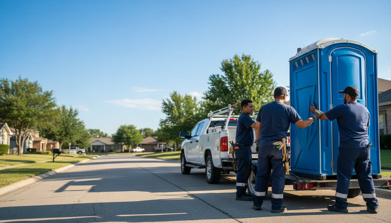Portable Toilet Rental in Pollok, TX near me